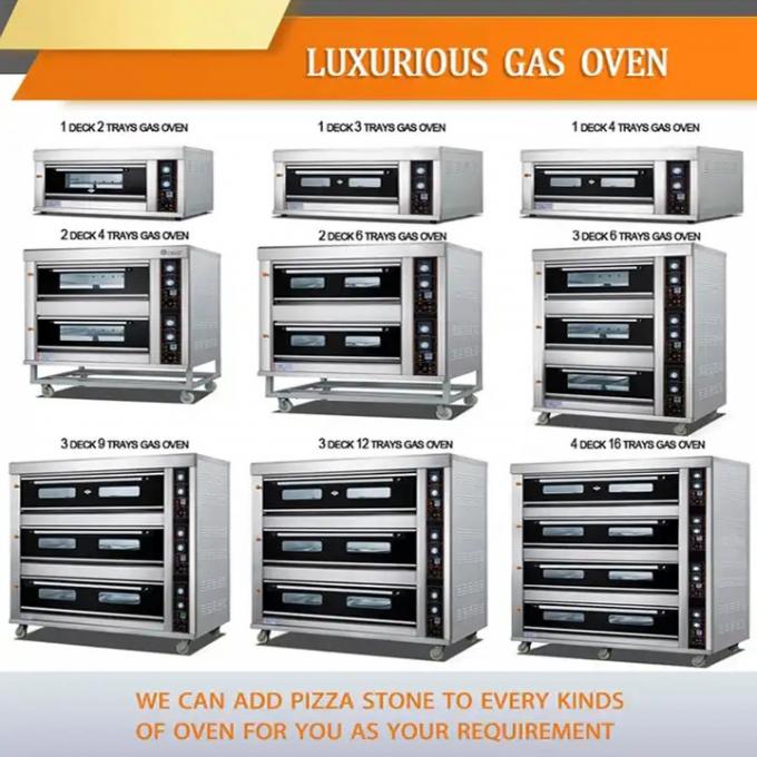 Computer Board Gas Oven for Professional Baking Bakery Oven 0-400 ° C