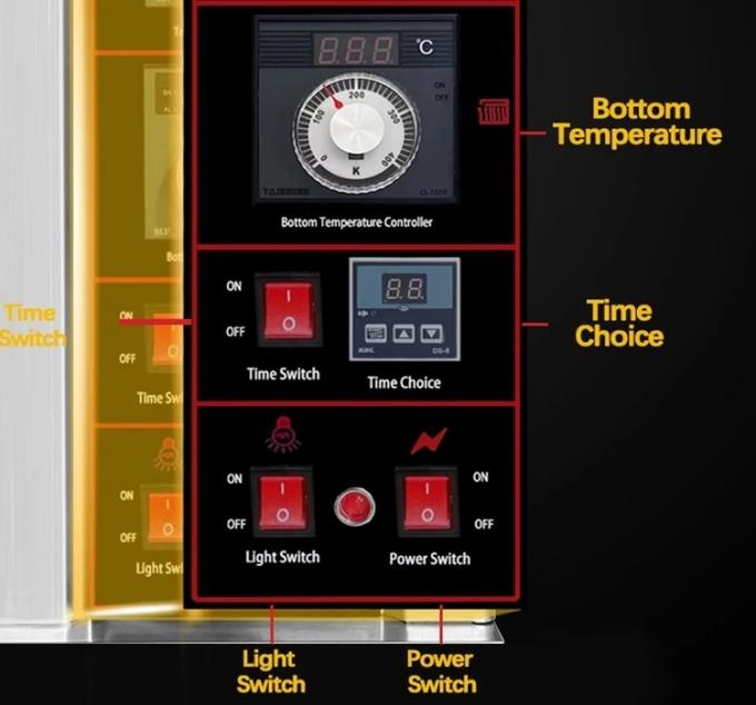Computer Board Gas Oven for Professional Baking Bakery Oven 0-400 ° C