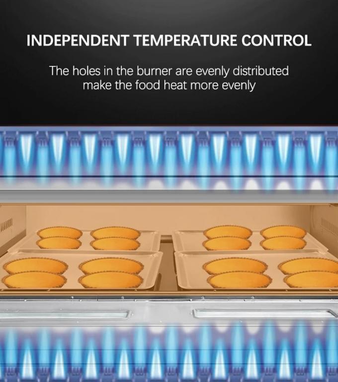 Computer Board Gas Oven for Professional Baking Bakery Oven 0-400 ° C