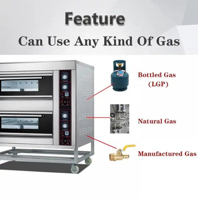 Computer Board Gas Oven for Professional Baking Bakery Oven 0-400 ° C