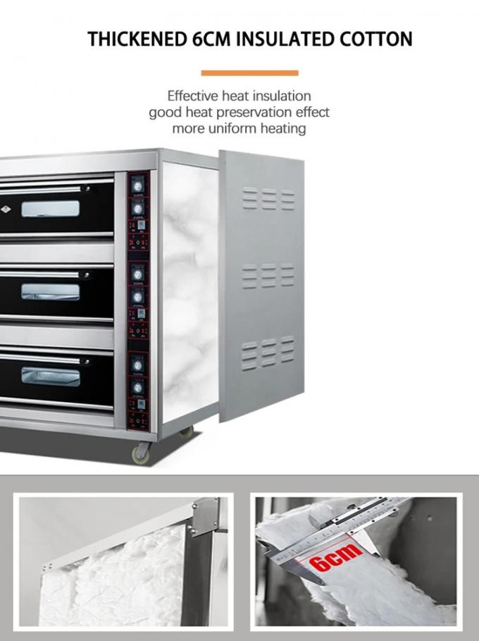 Computer Board Gas Oven for Professional Baking Bakery Oven 0-400 ° C